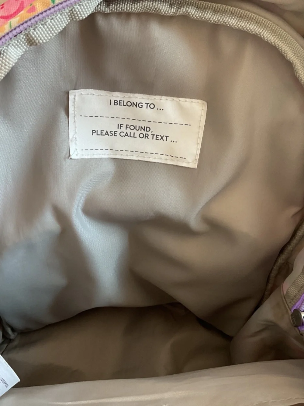 Lavender Floral Blooms Mackenzie Large Backpack